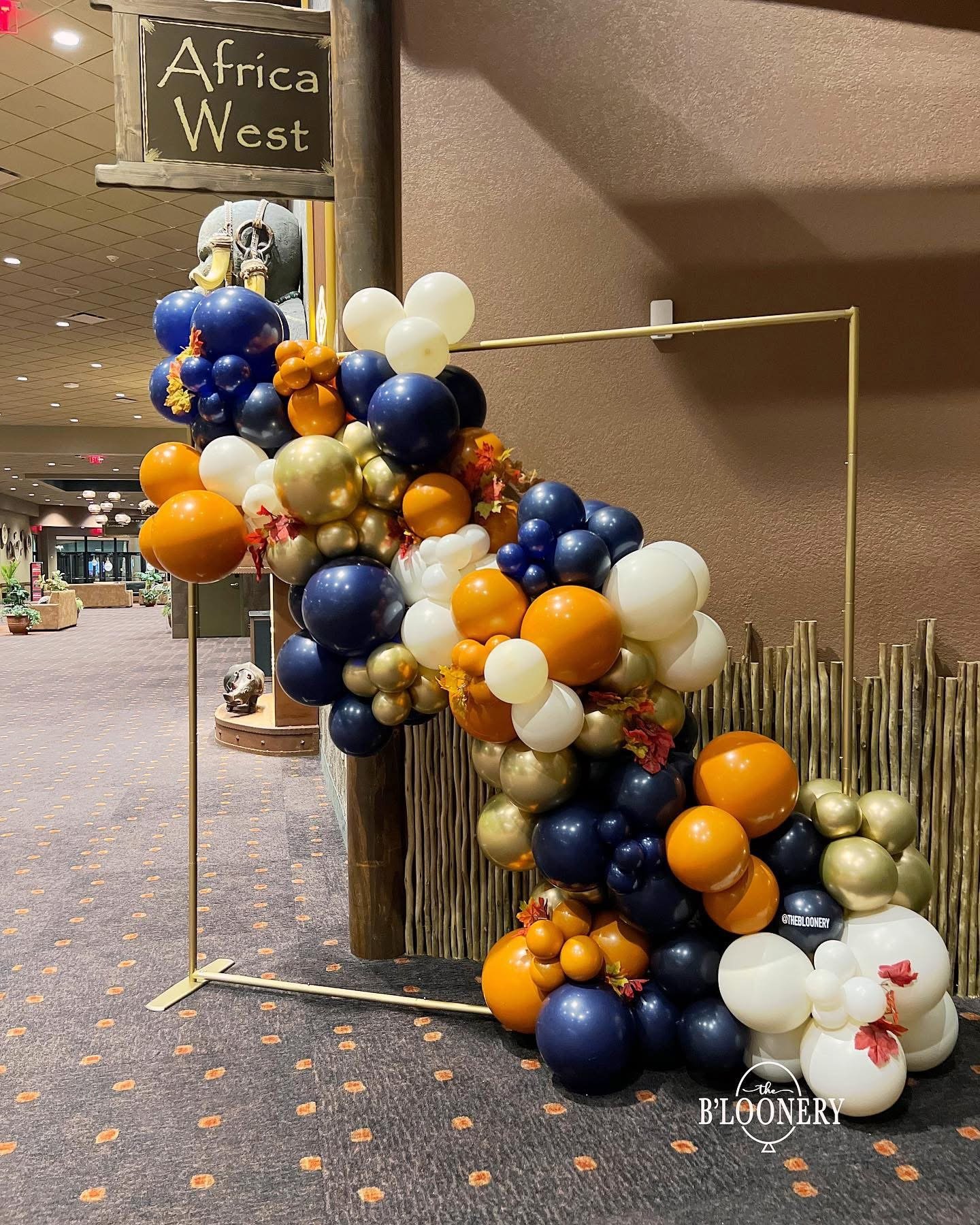 6ft x 6ft Gold Square Stand - $35